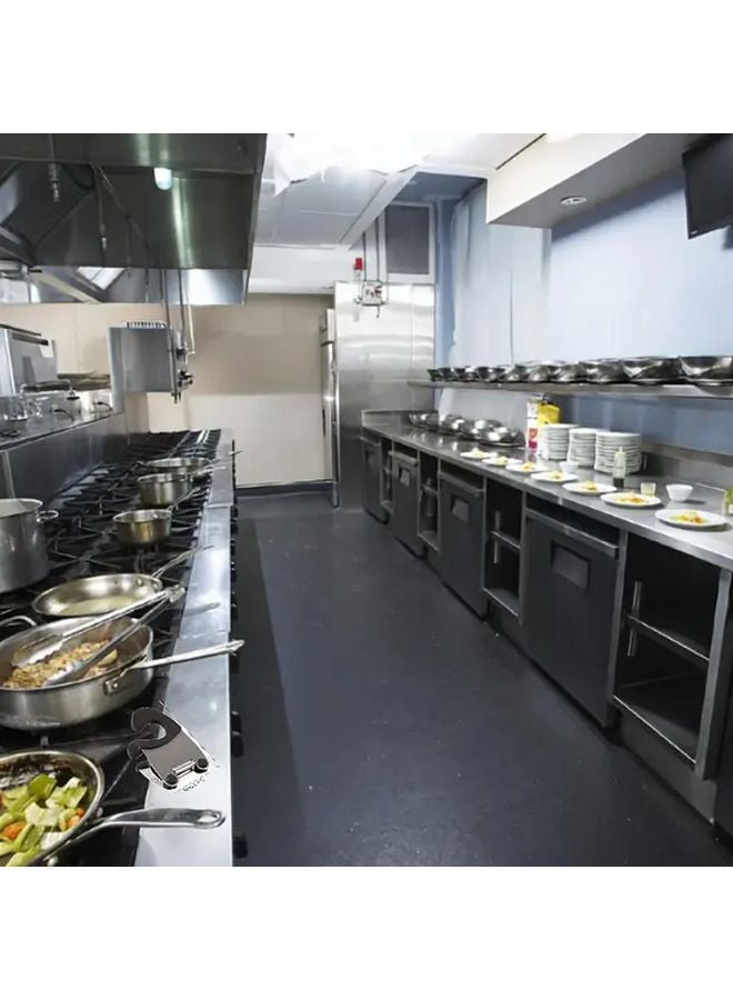 1pc Stainless Steel Pot Clip With Spoon Rest Anti Scald Kitchenware Support Rack - Image 4